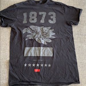 Levi’s 1873 t shirt and adidas t shirt